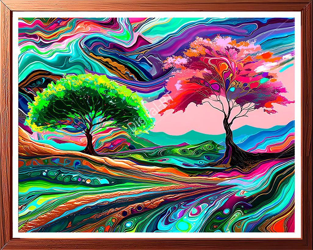 dream trees abstract
