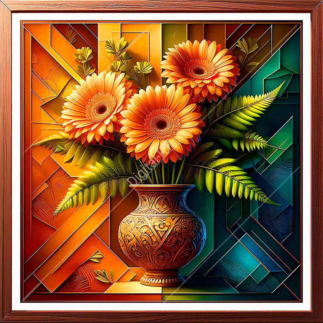 flowers in flower pot