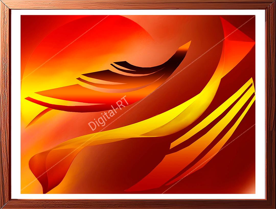 This painting embodies the life-giving, inspiring energy, vigor, and warmth of the Sun.